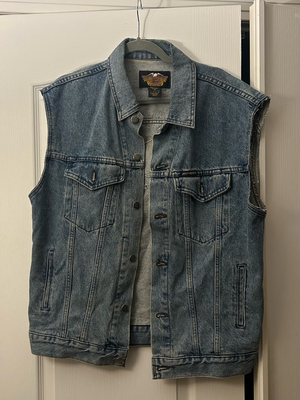 Harley-Davidson Light Blue Denim Jacket - Trucker Vest